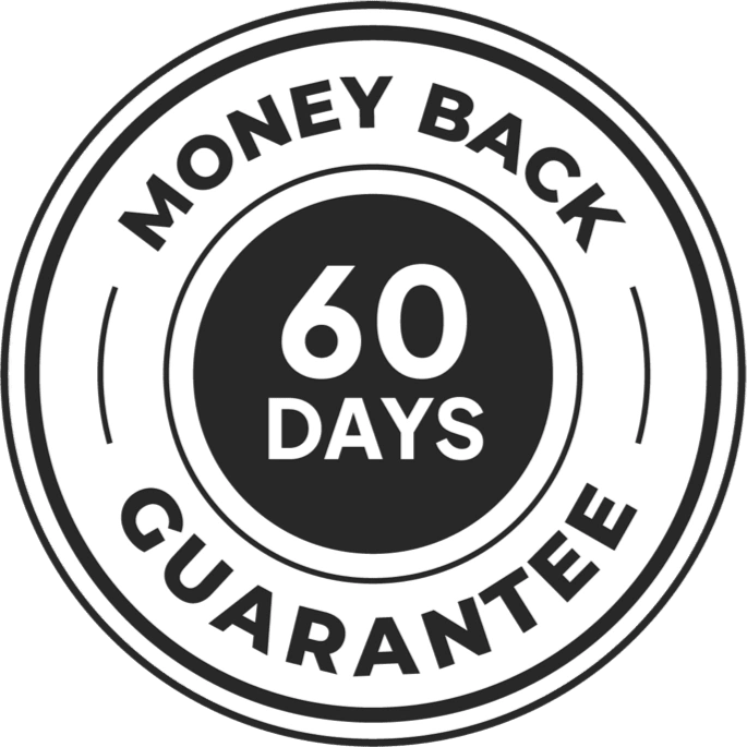 Vasoryn 60-day money-back guarantee badge